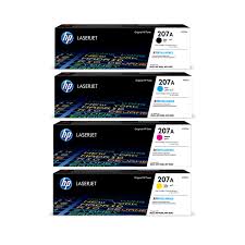HP 207A LaserJet Toner Full Set (BLACK, MAGENTA, CYAN, YELLOW)